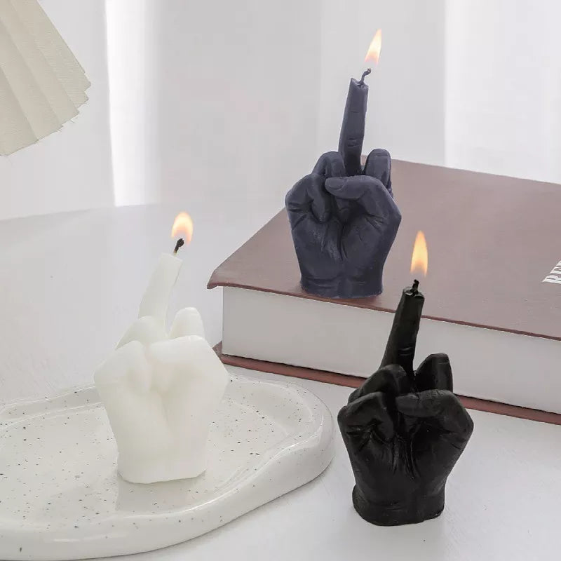 Middle Finger Creative Candles